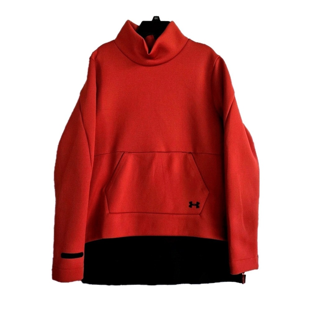 Under Armour‎ Move Mock Long Sleeve Radial Red Orange Sweater Women's Medium